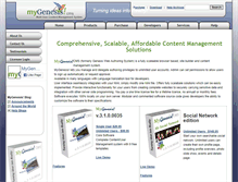 Tablet Screenshot of my-genesis.com